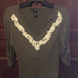 3/4 sleeve tunic top
